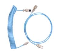 Whltzf Type C Câble USB Claviers Mécaniques Câble Enroulé Câles Câble Enroulé Claviers Mécaniques Aviation Desktop Computer Aviation Connecteurs Détachables Connecteurs