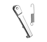 WHLXQ Béquille Latérale Courte en Alliage D'aluminium CNC pour Moto - Béquille Simple Face, Compatible avec Honda CB300R Neo Sports Cafe/CB350/CB350RS/CB400/CB400 Super Four