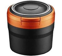 WHLXQ Cendrier de Voiture pour BMW 2 Series F22 F23 G42 F45 F46 F87 M2 GT M2 218i, Anti-odeurs Détachable Nettoyage Facile Portable Cendrier, Voiture Fournitures,C/Orange