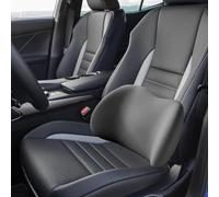WHLXQ Coussin de Soutien Lombaire pour Voiture et Appui-tête pour Audi RS3 (8VA) Sportback, Coussin Cervical en Mousse à Mémoire,C/Grey-Lumbar Cushion