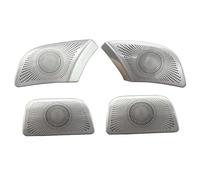 WHLYQF Compatible avec Audi A4 B6 B7 2002-2008, Panneau de Porte de Voiture, Coussinet de Haut-Parleur, Haut-Parleur Audio stéréo, Couvercle de klaxon, Garniture autocollante, Accessoires intérieurs