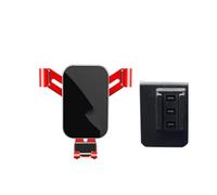 WHLYQF Support de téléphone pour Voiture, Compatible avec MG One 2022-2024, pièces Automobiles,Red