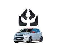 WHMH Garde-Boue de Voiture pour Citroen C1 II (Phase I, 2014 5-Door),Avant Arrière Car Splash Fender Bavette Garde 4 Pièces Pare-Boue Voiture
