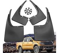 WHMH Garde-Boue de Voiture pour Ford Ranger 2011 2012 2013 2014 2015 2016 2017 2018 2019,Avant Arrière Car Splash Fender Bavette Garde 4 Pièces Pare-Boue Voiture