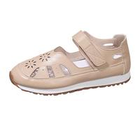 Whmowvn Chaussures orthopédiques pour femme - Chaussures de randonnée fermées - Chaussures de course creuses - Chaussures d'extérieur - Sangle réglable - Chaussures de sport à enfiler - Antidérapantes
