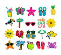 Whnbuij Accessoires de sac de plage | 20 décorations en caoutchouc pour sac d'été | Accessoires modernes en PVC, idées cadeaux pour les femmes et les filles pour les voyages, la gym et gratuit