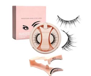 Whnbuij Bandes d'extensions de cils magnétiques 6D avec applicateur - Pour un look de beauté, voyage, , cadeau pour petite amie, sœur et plus encore