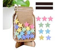 Whnbuij Bocal de récompense - Joli pot de récompense magnétique en forme d'étoile - Outils de gestion de salle de classe, tableau de récompense portable pour salle de classe, tableau de récompense