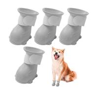 Whnbuij Bottes De Chien De Neige - 4 PC Winter Pet Feet Protecteurs | Chaussures De Chiots Réglables Antidérapantes, Paw Protéger Chaussons Extérieurs pour Petits Chiots À Petite T