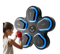 Whnbuij Boxe Music Punch | Entraîneur de boxe électronique intelligent sans fil - Entraîneur de frappe interactif, cible de boxe musicale pour la maison, le bureau, la salle de sport