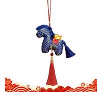 Whnbuij Cheval en Peluche Doudou - Édition Collector 2026 Thème Cheval - Décoration Peluche Lunaire Chinois,pour École, Voyage, Déplacements, Femmes, Filles, Étudiants, Sac à Bandoulière, Sac à