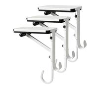 Whnbuij Christmas Stocking Holder - Heavy Duty Adjustable Mantel Hooks