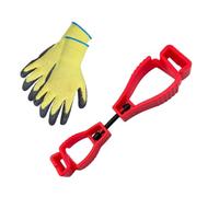 Whnbuij Clips de gants pour le travail | Garde-gants robustes anti-perte avec double clips | Pinces à gants pour ouvriers du bâtiment, à accrocher sur une tige, un crochet ou un support dans votre
