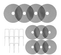 Whnbuij Couvre-Sol pour Pots,Grille Protectrice Coupable Anti Creusage pour Animaux 10 Pièces | Protection De Terreau pour Pots De Jardin Extérieur | pour Chiens Chats Écureuils Jardin