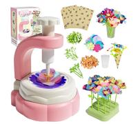 Whnbuij Fleurs En Tissu | Flower Maker | Projet D'éducation Manuel Avec Fleurs À La Main Pour La Maison École Anniversaires Fête Des Mères San