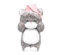 Whnbuij Jouet en Peluche pour Chat de 35 cm, Jouet pour en Forme de Chat endormi et Moelleux, fabriqué en matériau Doux, Design sûr, décoration intérieure, Utilisation Universelle, Compatible avec Le