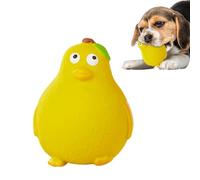 Whnbuij Jouet Grinçant en Latex pour Chien - Jouet À Mâcher pour Chiot avec Couinement Et Grognement, Jouet Sensoriel Amusant À Presser La Langue | Petites Boules en Latex en Forme De Couineur