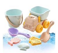 Whnbuij Kit Construction Château de Sable - Coffret Ludique Portable avec Pelles et Seau | Kit Construction Château Plage pour | pour garçons Filles Aire de Jeux Bord du lac Parc crèche Voyage
