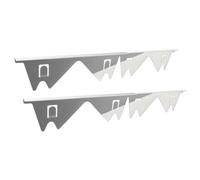 Whnbuij Lot de 2 grilles pour cuisinière - Longueur flexible - 35 à 70 cm - Pour four de cuisine commercial