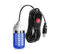 Whnbuij Lumière Verte pour Pêche,Éclairage Étanche Portable - Lampe LED Attire-Poissons pour Pêche De Nuit - pour Piscine Bateau Lac Mer Glace Rivière Dock Kayak Crappie Bass Crevette