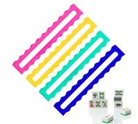 Whnbuij Mahjong Localisateur de lignes pour cartes | 4 pièces d'accessoires pour le jeu | Aide claire des règles | pour réunions de famille, fêtes, soirées de jeu, événements thématiques