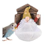 Whnbuij Mangeoire pour nains de jardin - Mangeoires pour oiseaux en plein air - Pour balcon, jardin, bateaux