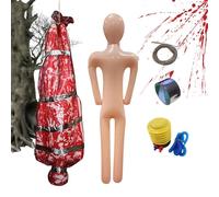 Whnbuij Mannequin d'Halloween complet | Accessoires morts gonflables d'Halloween - Modèle de corps gonflable effrayant d'Halloween, corps gonflable pour cour extérieure et jardin