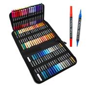 Whnbuij Marqueurs acryliques - Set de 72 couleurs pour livres d'art, marqueurs artistiques, pour toile, bois, métal, tissu, céramique, pierre, activités scolaires
