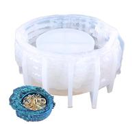 Whnbuij Moules de boîte de rangement, moules de boîte en résine, moules en silicone, moules en silicone, bijoux cosmétiques, bijoux, loisirs créatifs, moules en résine époxy pour travaux manuels