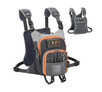 Whnbuij Pack de pêche aux Mouches Gilet-Sac à Dos du pêcheur