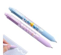 Whnbuij Pen effaçable réutilisable - stylo à bille effacé, stylos à effacer l'encre | Stylos en gel effacés, 2 stylos en gel effacés, ensemble de stylo à cordes effacée, effacier en turquoise bleu e