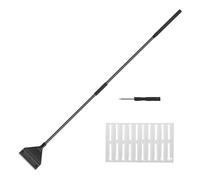 Whnbuij Pespa pour aquarium - 40 cm/65 cm - Nettoyant pour aquariums longs avec nettoyant pour grattoir extensible pour aquariums, terrariums, animaux domestiques, cuisines, maison
