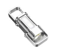 Whnbuij Petite lampe de poche porte-clés,Lumineux Rechargeable Portable | Accessoires Multifonctionnels Éclairage Portable pour Cyclisme, Randonnée, Camping Aventures et Utilisation Quotidienne