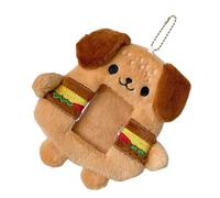 Whnbuij Porte-cartes de dessin animé | Pochette de protection en peluche | Porte-cartes mignon multifonction pour cartes de visite, carte d'accès, carte de bus, carte de riz, carte postale, photo de