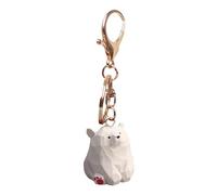 Whnbuij Porte-clés ours sculpté - Porte-clés en forme d'ours | 10 x 3 cm SOIN, Blanc., Siehe Beschreibung