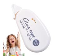Whnbuij Rouleau de ruban adhésif double face avec distributeur rétractable pour scrapbooking, carnet, livre
