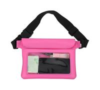 Whnbuij Sac banane imperméable pour la natation | Sac étanche pour téléphone portable - Pochette de rangement flottante pour la plage et le bateau, rose rouge, Refer to description, Unisexe