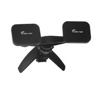 Whnbuij Support De Téléphone Portable Double Magnétique pour Voiture | Support De Volant Et Grille D'aération avec Système Secure Fit | De Téléphone Portable Universel pour Voitures, Camions, SUV,