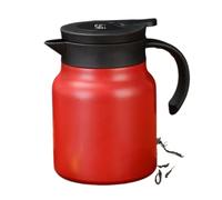 Whnbuij Théière isotherme - Théière isotherme de 1 L | Cafetière | Pichet d'eau chaude de grande capacité, distributeur de boissons, carafe à café sous vide pour femme, homme