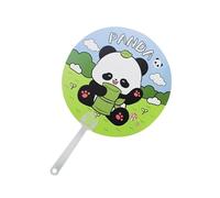 Whnbuij Ventilateur de refroidissement compact - Motif panda - Adorable ventilateur décoratif et léger pour pelouse, parc, anniversaire