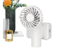 Whnbuij Ventilateur portatif avec clip - Parapluie à pince rechargeable, électronique de charge USB, solution réglable à 3 vitesses de vent pour bureau, tente, poussette