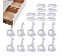 Whnbuij Verrous de tiroir de sécurité pour | Serrure de tiroir de sécurité pour bébé - Poignée de porte à levier pour, familles