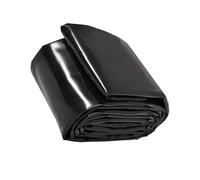 Whnoorher Revêtement de Bassin Noir imperméable à Membrane HDPE Doublure imperméable pour étang à Poissons, Jardin d'eau, Fontaine d'étang à carpes koï, réservoir extérieur(3x6m)