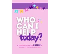 Who Can I Help Notepad: Keep a track of your customer's utility spend and record referrals and follow up jobs. Perfect for Purple People.