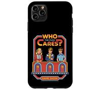 Who Cares Game Show Sarcastic Vintage Funny Adult Humor Coque pour iPhone 11 Pro Max