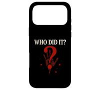Who Did It ? Murder Mystery Dinner Crime Scene Party Coque pour iPhone 17 Pro Max