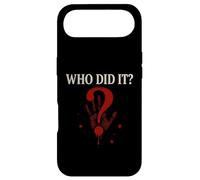 Who Did It ? Murder Mystery Dinner Crime Scene Party Coque pour iPhone Air