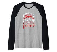 Who Needs Cupid When You’re This Cute? Funny Valentine Love Manche Raglan