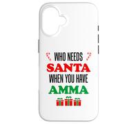 Who Needs Santa When You Have Amma Islandic Grandma Coque pour iPhone 16