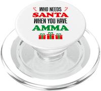 Who Needs Santa When You Have Amma Islandic Grandma PopSockets PopGrip pour MagSafe